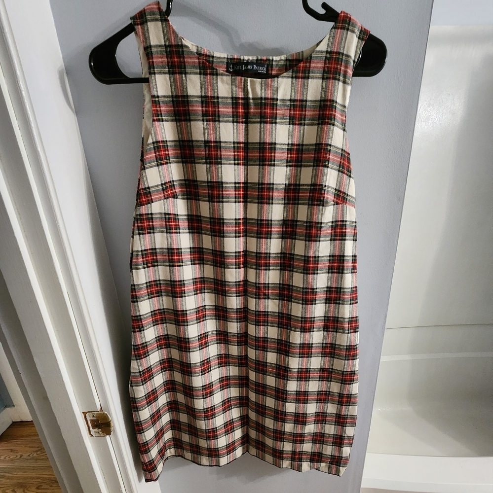Kiel James Patrick Plaid Shift Dress